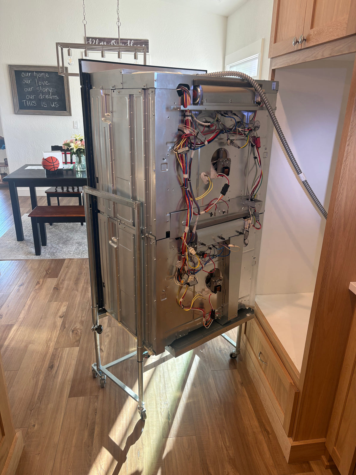 Oven and range repair in progress by T&B Appliance Repair in Medford Oregon
